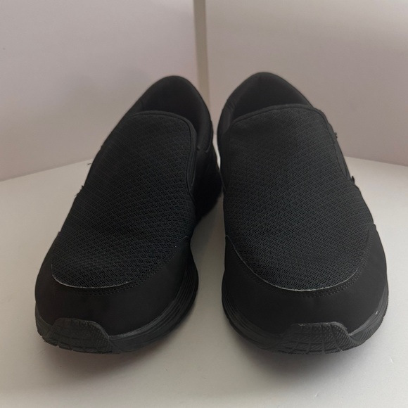 Skechers Men's Black Mesh Slip-Ons - Picture 2 of 6